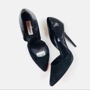 Steve Madden d’orsay pump black snake size 5.5